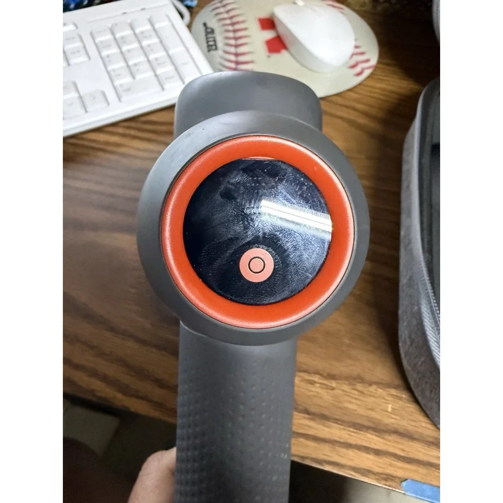 Sharper Image Power Percussion Deep Tissue Massager 2437599 6 Heads Case Tested